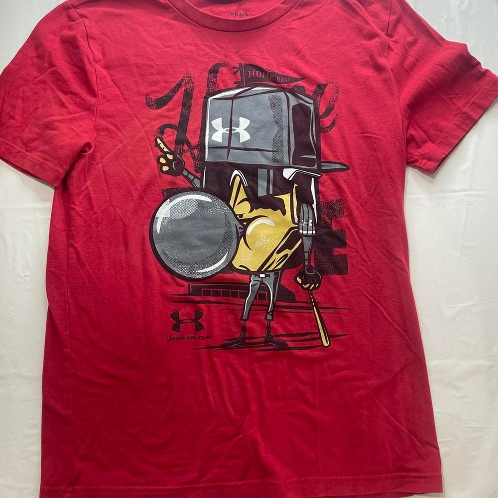 Under Armor Baseball Graphic Tee Youth Large
